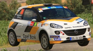 Matchball for the ADAC Opel Rally Junior Team