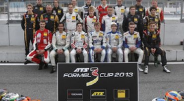 Zielflagge für ATS Formel 3 Cup 2013
