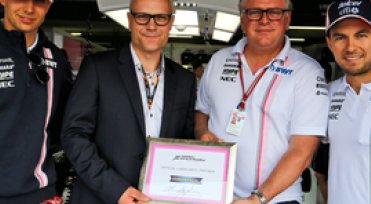 Hockenheim: RAVENOL decorated by the Sahara Force India F1 Team