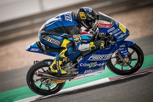 Motorcyclists during the race