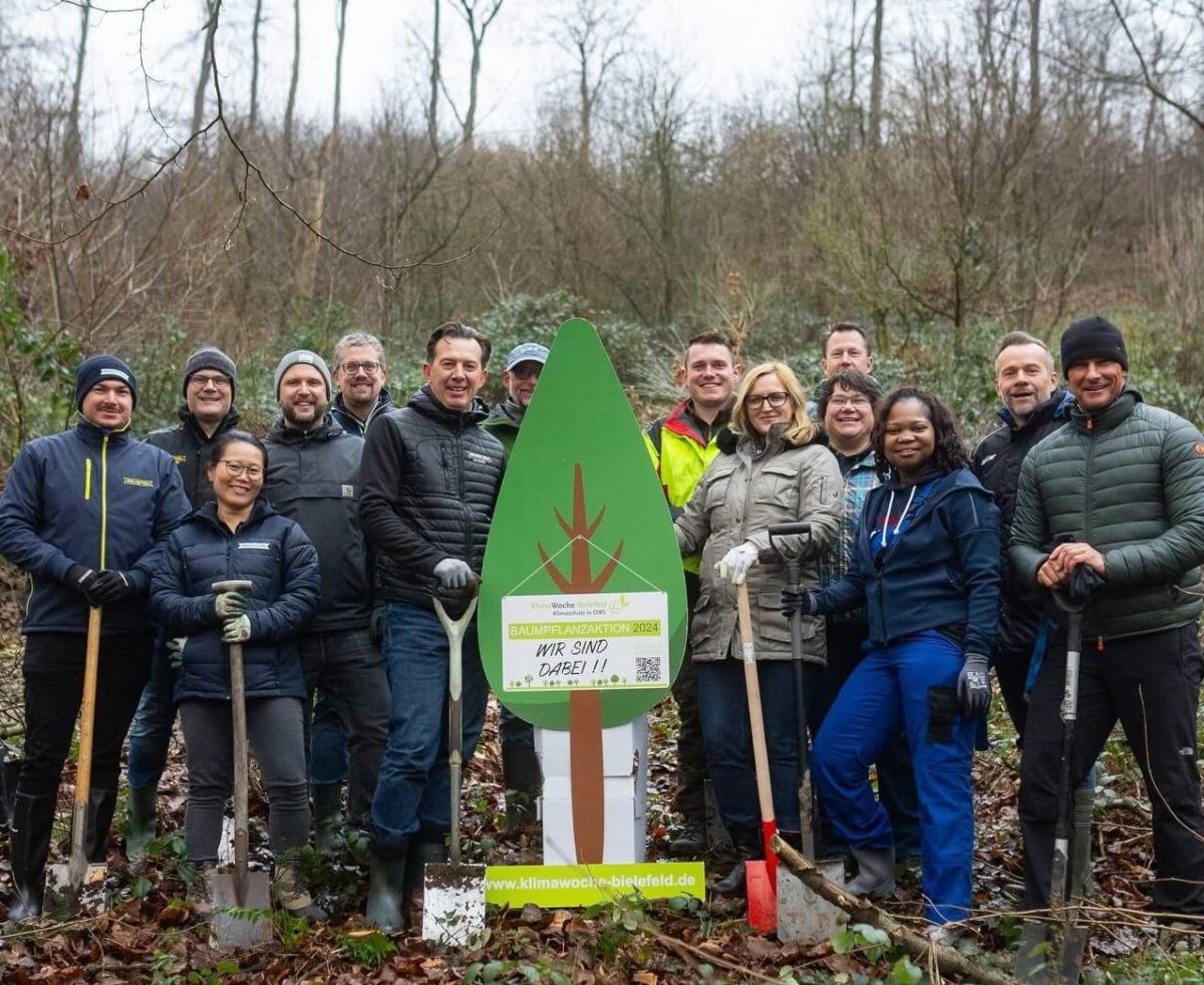 Alle Helfer der Aktion im Wald Alle Helfer der Aktion im Wald