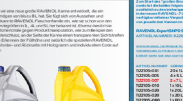 RAVENOL Newsletter - RAVENOL is now available in a 7 L canister