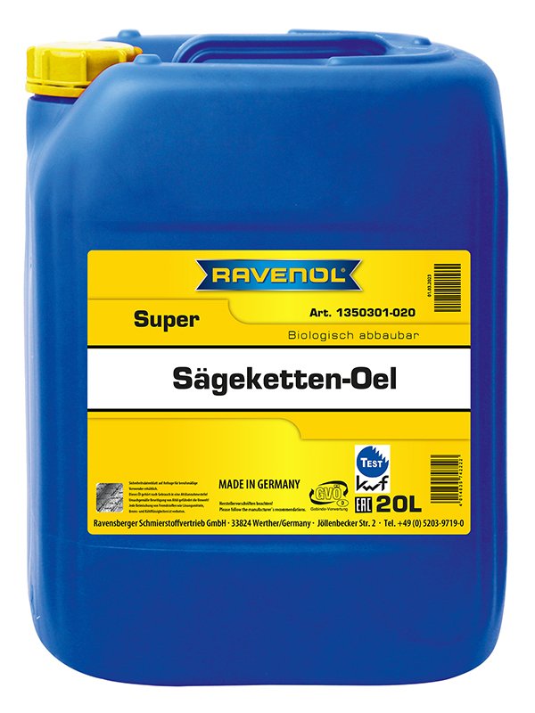 SUPER-OIL Kettenöl Sägekettenöl mit Haftzusatz 1 Liter Kanister