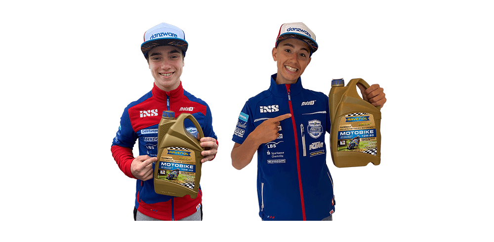 Dirk Geiger and Jason Dupasquier from Team Prüstel GP