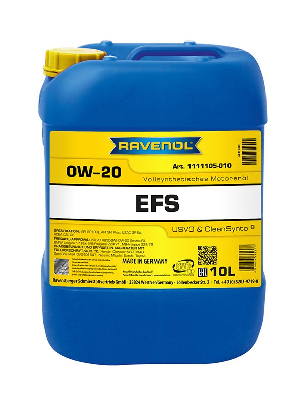 Aceite 0w20 Ravenol Efs Bmw Longlife-17 Fe 1 Litro – EnjoyCar