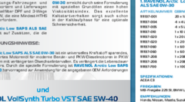 RAVENOL Newsletter -  New OEM Approvals