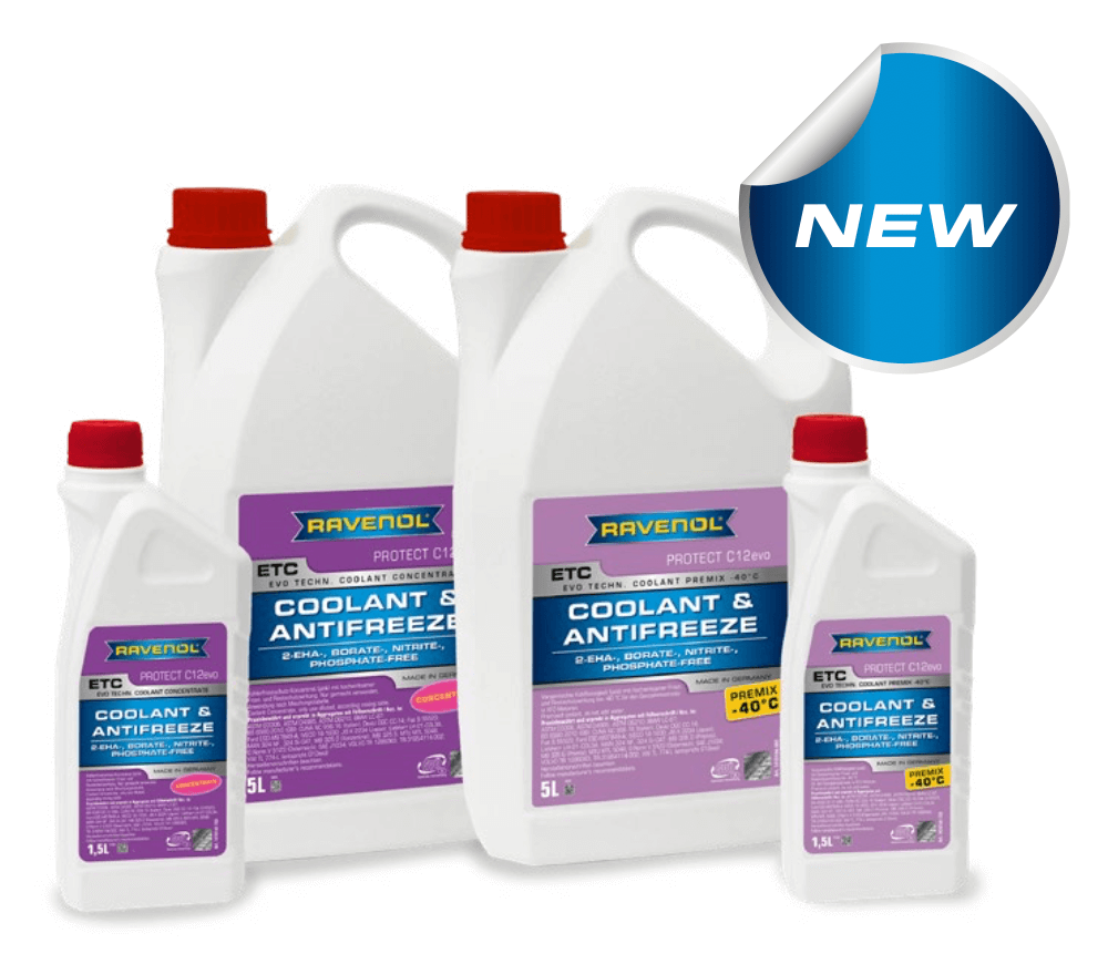 The new containers and labels