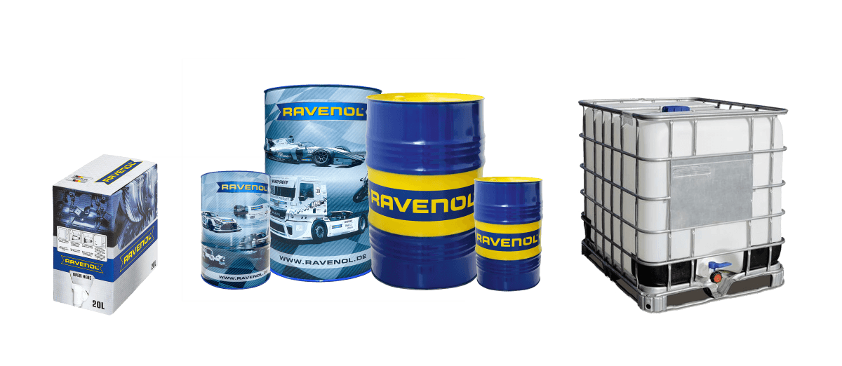 Large container sizes in barrels and boxes