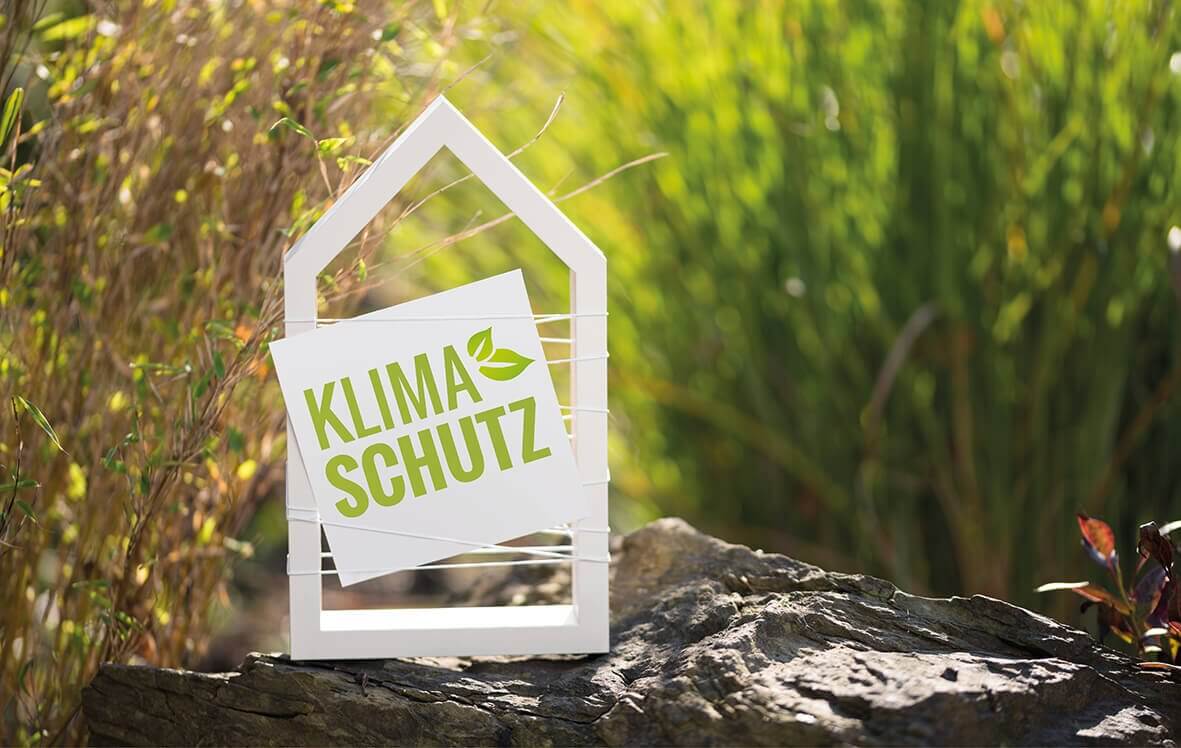 Climate protection shield in nature Climate protection shield in nature