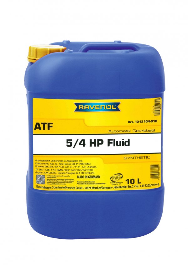 8 (2x4) Liter RAVENOL ATF 5/4 HP Fluid Automatikgetriebeöl Made in