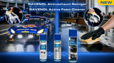 Der RAVENOL Aktivschaum Reiniger bekommt ein Re-Design