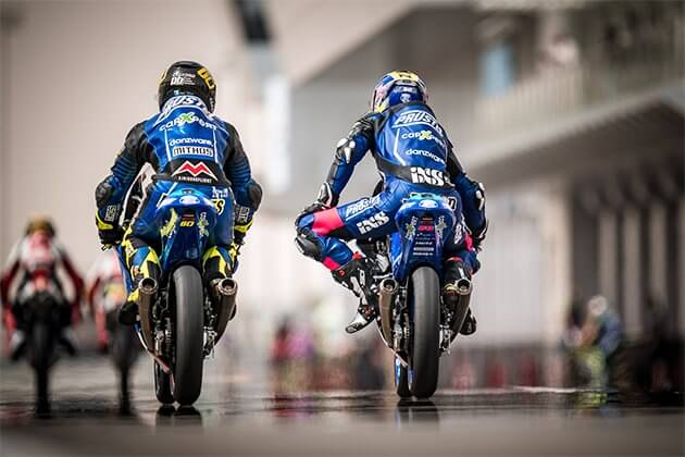 Two motorcyclists Two motorcyclists