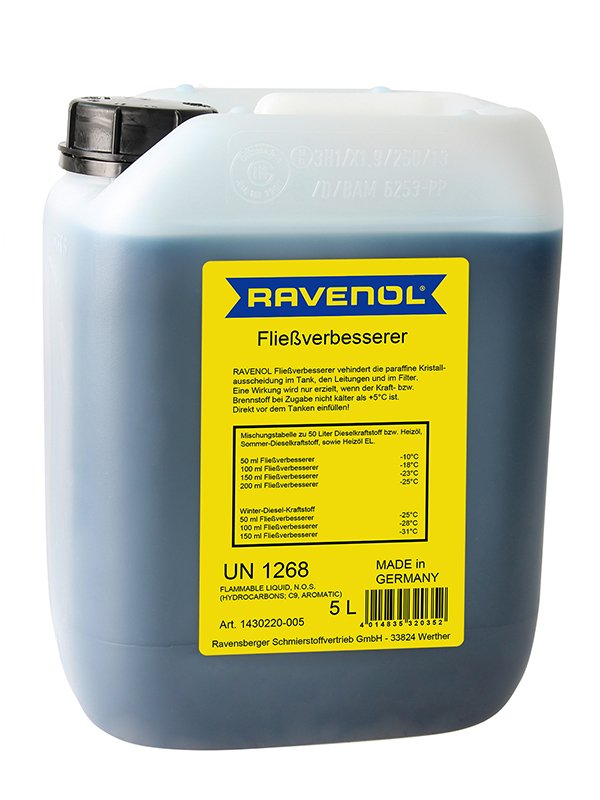 Ravenol Fließverbesserer 1L 1 Liter 1:1000 Diesel Heizöl Frostschutz  Additiv
