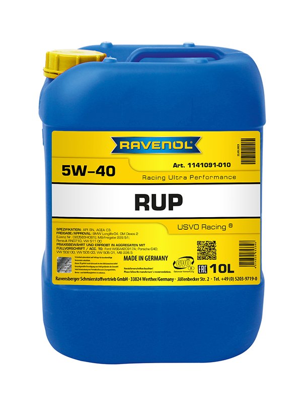 ✓Ravenol RUP 5w40 Synthetic Motor Oil 😎 [VERY TOP] 💪 
