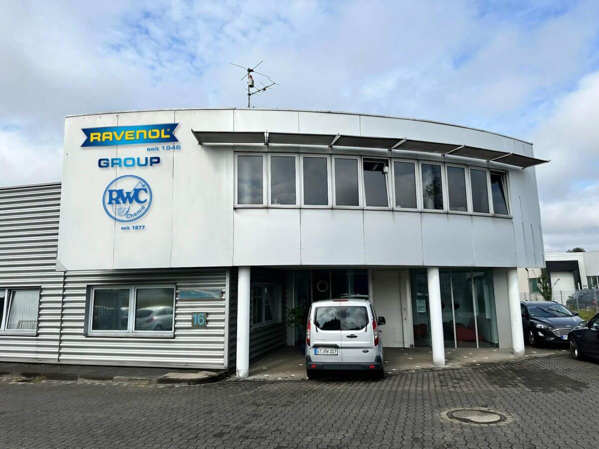 Frontansicht des neuen Gebäudes in Werther