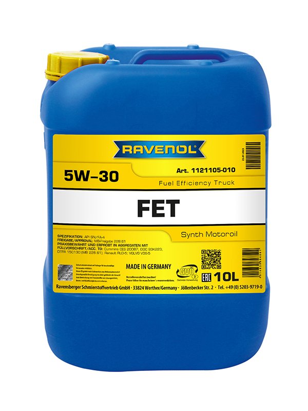 Aceite para motor Ravenol sintético 5W-30 para autos, pickups & suv