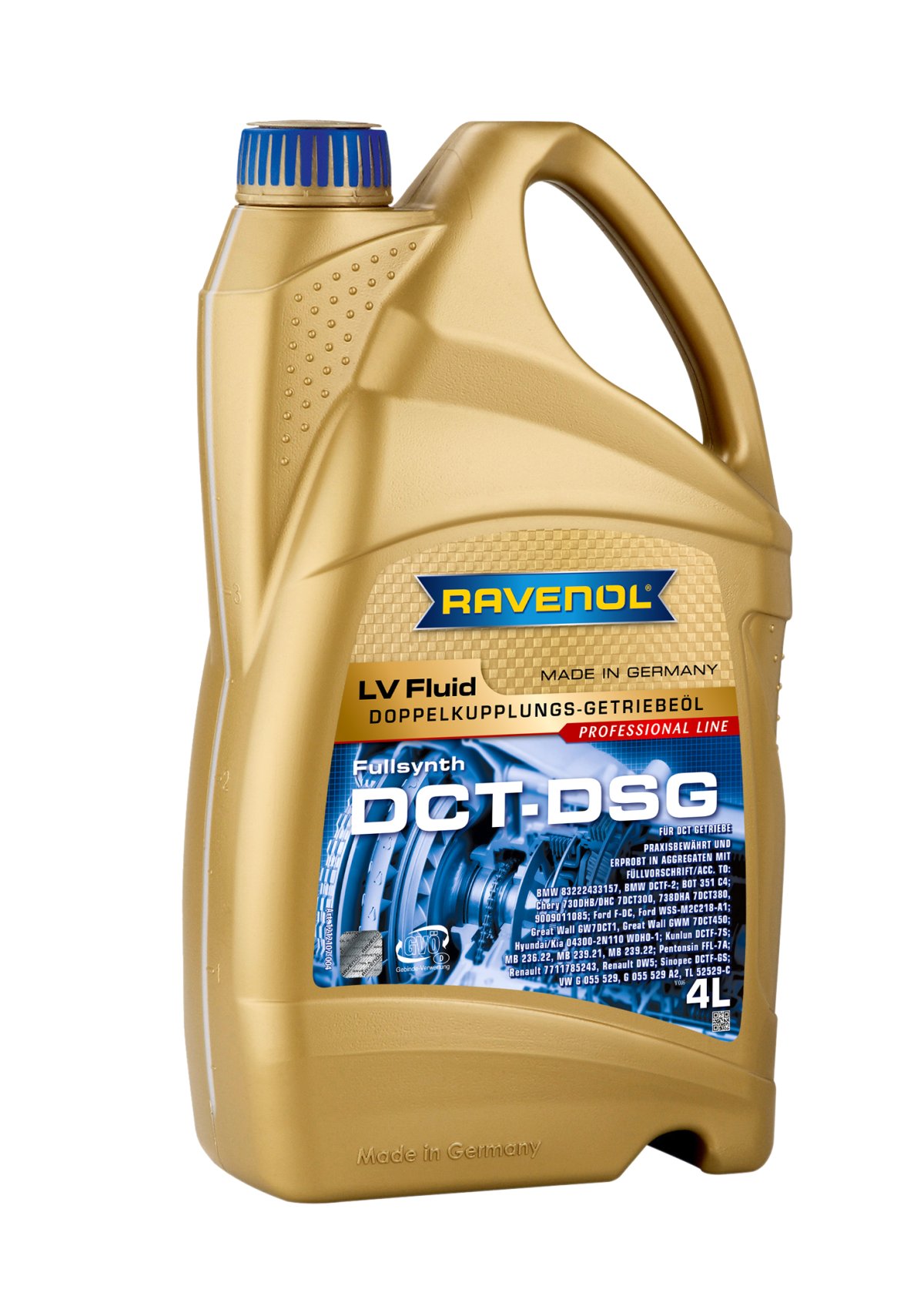 Altes Etikettz auf der Ölkanne DCT-DSG LV Fluid Altes Etikettz auf der Ölkanne DCT-DSG LV Fluid