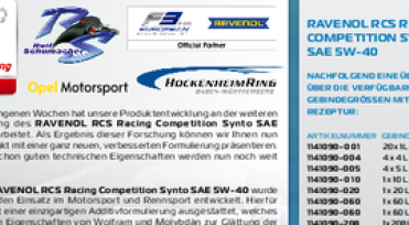 RAVENOL Research & Development Newsletter 4/2017